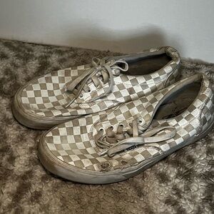 Vans Checkered White Sneakers